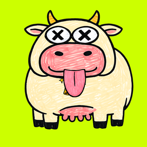 MOOLAH cow #161 — golden bell